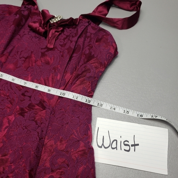 Vintage Next left purple summer mini dress juniors size 3 - Picture 11 of 13